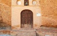 Puerta de la ermita rupestre de Nazaret. Daroca, Zaragoza / ALC