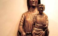 Escultura gótica en el museo de Daroca, Zaragoza / Julio E. Fóster.