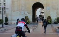 Entrando en Elche con la bici, Alicante / ALC.