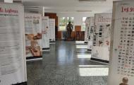 La exposición del Camino del Cid en la base "Cid Campeador" de Castrillo del Val (Burgos)