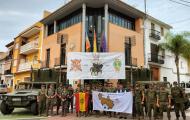 Foto de grupo antes de partir hacia el Camino del Cid en Olocau (Valencia)