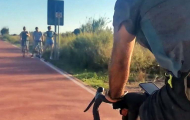 Llegando a Valencia por el carril bici de la huerta norte | Consorcio Camino del Cid