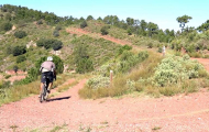 Descendiendo la sierra de la Espina en Caudiel (Castellón) | Consorcio Camino del Cid
