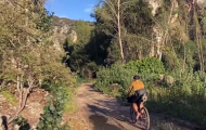 Barranco del Río Dulce en La Cabrera (Guadalajara). Ruta de Tierras de Frontera Gravel del Camino del Cid (Consorcio del Camino del Cid)