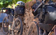 Una pausa en el camino. Camino del Cid en bicicletas gravel | Consorcio Camino del Cid