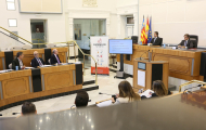 Reunión del Consejo Rector en el Salón de Plenos de la Diputación Provincial de Alicante