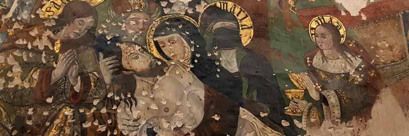 El Descendimiento. Frescos de la catedral del Salvador. Albarracín, Teruel / ALC