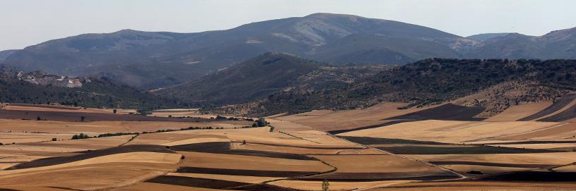 Atienza, Guadalajara. Vistas del valle.