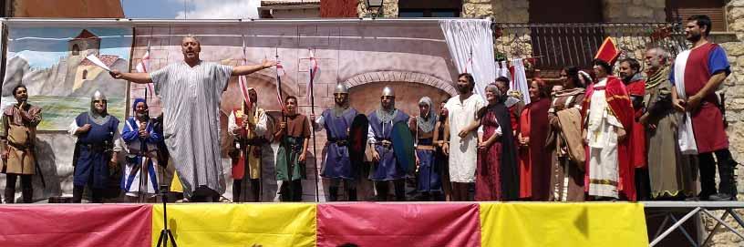 Representación popular sobre El Cid en Bronchales, Teruel.