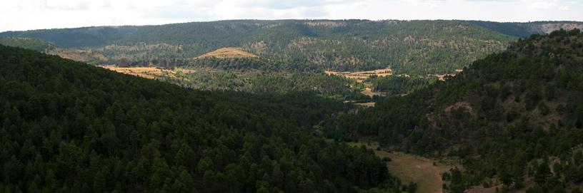 Panorámica de Chequilla, en el corazón del Alto Tajo