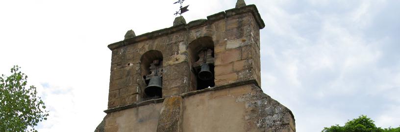 Campanario en Naharros, Guadalajara.